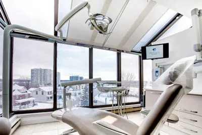 the view from the dental exam chair at Dentistry by the Bay