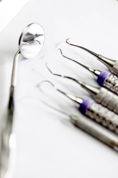 dental tools used for services at Dentistry by the Bay